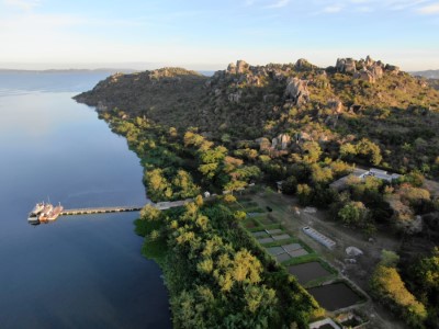 Coring site at Lake Victoria