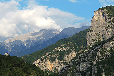 Mount Olympus from Litochoro (Greece)